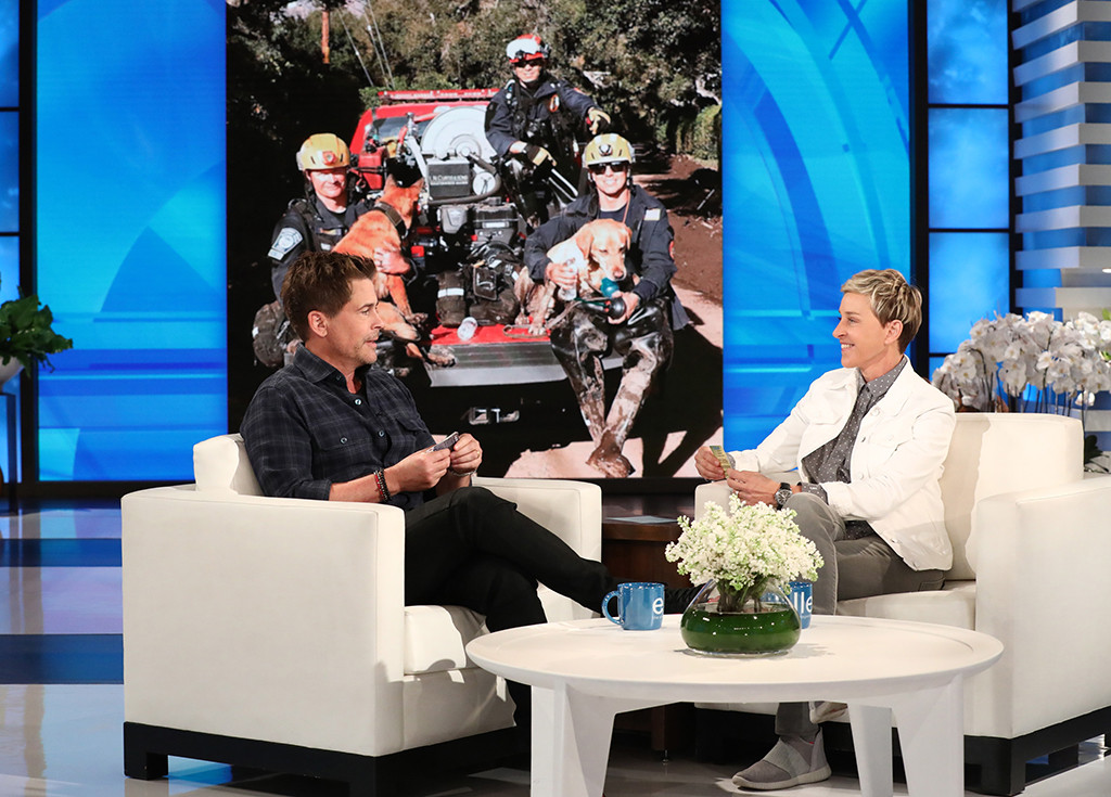 Rob Lowe, The Ellen DeGeneres Show Rob Lowe, The Ellen DeGeneres Show